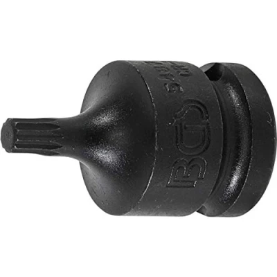Image de BGS 5487 M6 Douille à embouts choc 12,5 mm (1/2&quot;) denture multiple intérieure (pour XZN)