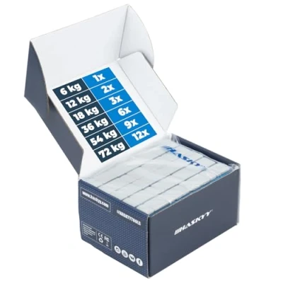 Image de 6 kg Klebegewichte Barre Adhésive Masses D&#039;Équilibrage 4x5g+4x10g 100 Pièce Á 60g