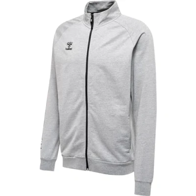 Image de Hummel MOVE GRID COT. ZIP Sweat zippé, Homme, Taille: XXL, Grey melange