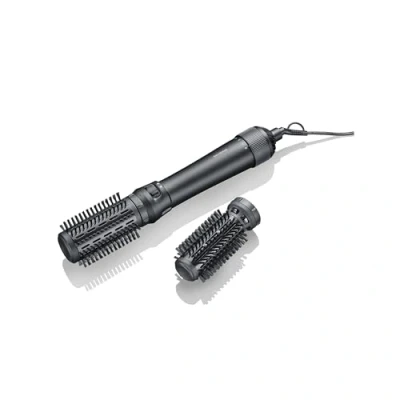 Image de Severin Brosse soufflante rotative avec câble pivotant à 360, électrique au revêtement céramique et kératine pour des cheveux sains brillants, 1 000 W, Noir, WL 0241