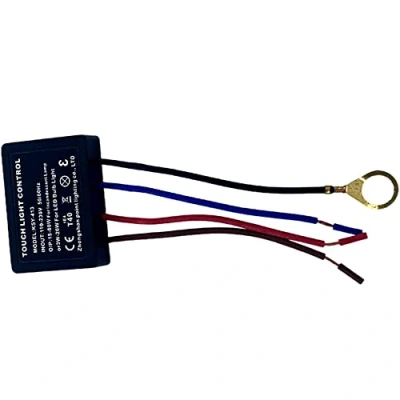Image de Capteur à 3 niveaux AC 220V, 1A/3A, variateur tactile pour lampes de chevet, Module commande la lumière, Kit réparation lampe LED intensité variable (1A)