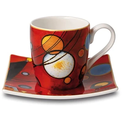 Image de Goebel Tasse à Expresso Wassily Kandinsky Rouge Lourd Artis Orbis 10,5 x 6,5 cm