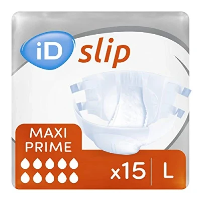 Image de Ontex Id Expert Slip Tout en Un Protection pour Fuites Urinaires/Incontinence Maxi Prime 15 Unités