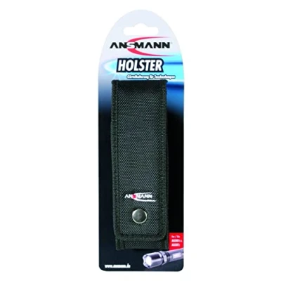 Image de ANSMANN Pochette de Transport pour Lampe Poche (1 PCE) Étui mesurant jusqu&#039;à 15 cm Long et 3,5 diamètre Rangement Torche Pratique Robuste