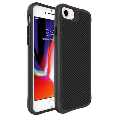 Image de imoshion Coque Rugged Hybrid Carbon pour iPhone SE (2022 / 2020) 8 7 Noir Neuf