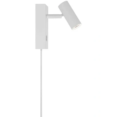 Image de Nordlux Omari applique murale en saillie avec interrupteur 7 x 12 cm 3 niveaux de gradation 3,2W LED incl. blanc