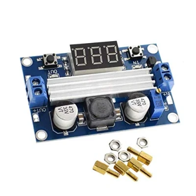 Image de Hailege LTC1871 DC Amplificateur Régulateur de tension Convertisseur 3 35V à 3.5 avec Voltmètre LED Module élévateur d’alimentation