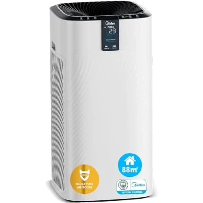 Image de MIDEA Purificateur d&#039;air avec Filtre HEPA jusqu&#039;à 88 m2 air purifier Silencieux Ultra puissant ioniseur CADR 740 m3/h pour les allergies Elimine 99,99% des Bactéries