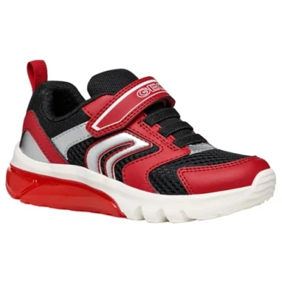 Image de Geox J CIBERDRON Boy C Basket, Red/Black, 25 EU