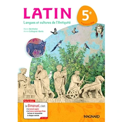 Image de Latin 5e (2017) Bimanuel: Bimanuel Magnard : le manuel papier + la licence numérique Elève incluse. Livre d’occasion Correct