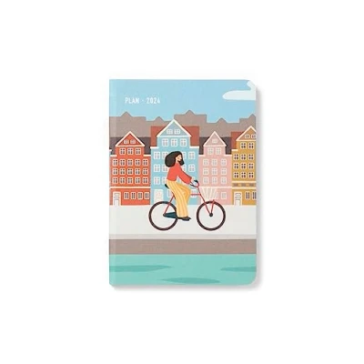 Image de Letts of London Wanderlust A6 semaine sur 2 pages multilingue Amsterdam 2024