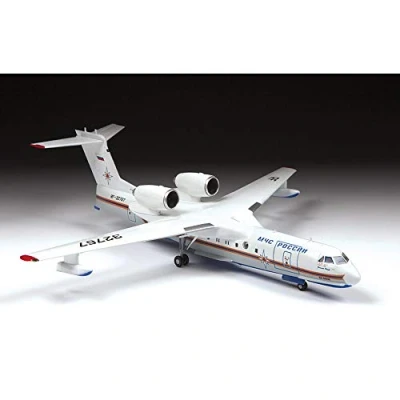 Image de Zvezda 1:144 Beriev Be 200 ES Multi Role amph, modélisme, Construction en Plastique, kit à Assembler, réplique détaillée, 530007034
