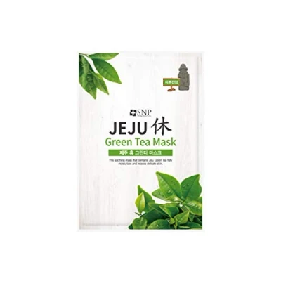 Image de SNP Shining Nature Purity Masque de Thé vert jeju Paquet 10