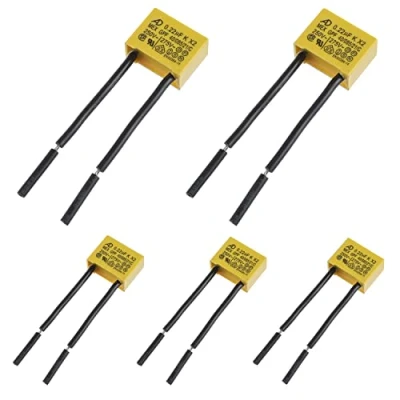 Image de BOJACK Condensateurs de Sécurité 0,22uF 275V X2 Suppression LED pour Clignotants, Lampes Clignotantes et non émettrices (Lot 5 Pièces)