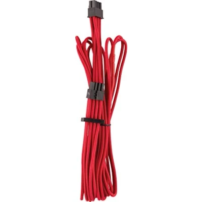 Image de CORSAIR Premium Individually Sleeved EPS12V CPU cable, Type 4 (Generation 4), RED (CP 8920237)