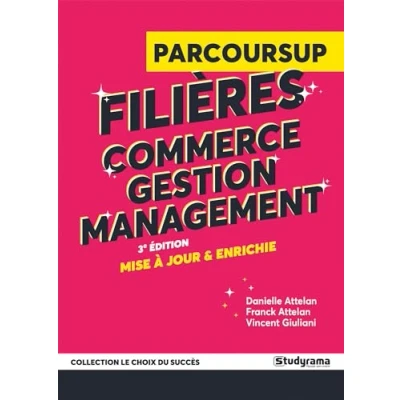 Image de Guide Parcoursup Filières commerce, gestion et management: 3e édition