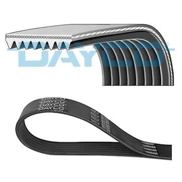 Image de DAYCO 8PK2285HD Courroie Poly V 2285,0 8 SCANIA: P,G,R,T series