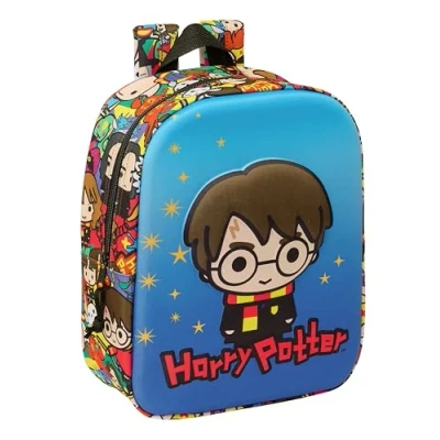 Image de Sac à dos Harry Potter 3D SAFTA Adapté au chariot Nettoyage facile Pour enfants de différents âges