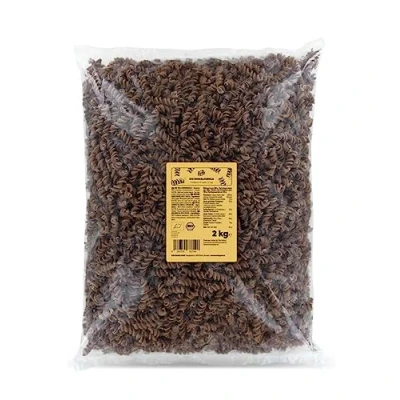 Image de KoRo Pâtes complètes bio à l&#039;épeautre 2 kg Fusilli base de farine d&#039;épeautre dans paquet grand format