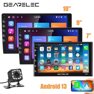 Image de Autoradio Portable 10 pouces GEARELEC avec Carplay Android Auto WiFi Bluetooth FM