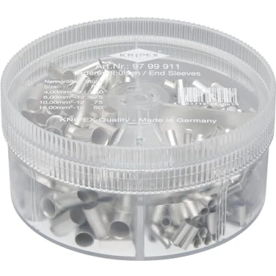Image de Knipex Boîtiers d&#039;assortiment avec embouts de câble non isolés 97 99 911