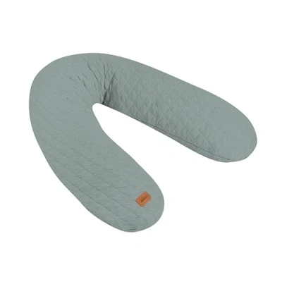 Image de Béaba, Big Flopsy, Coussin d&#039;allaitement/Grossesse, Oreiller de Grossesse/Maternité, Multifonctions, Convient pour Dormir/Allaiter, Soutien, Détente et Confort Optimal, Fleur Coton,Oekotex, Sauge
