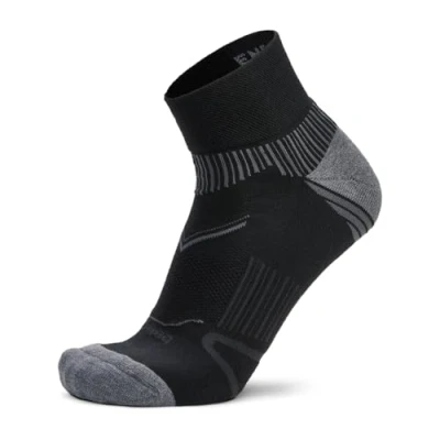 Image de Balega Unisex Enduro V Tech Quarter Chaussettes de Course, Noir, Small, EU Taille 36 39.5
