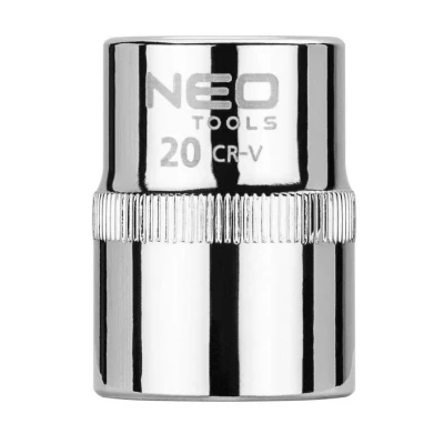 Image de NEO TOOLS Clé à douille 1/2pouce 3124 20 mm Acier chrome vanadium SuperLock 08 020