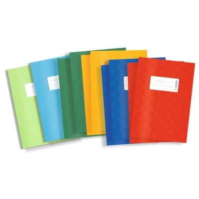 Image de Protège cahier HERMA 10 pièces Format A5 Grand ensemble coloré.