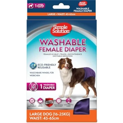Image de Simple Solution Couche Lavable Pour Chien Taille Large