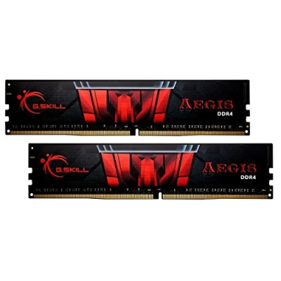 Image de Mémoire PC G.Skill Aegis 16 Go (2 x 8 Go) DDR4 3000 MHz CL16 Kit Dual Channel 2 Barrettes de RAM PC4 24000 F4 3000C16D 16GISB (Garantie à Vie par G.Skill)