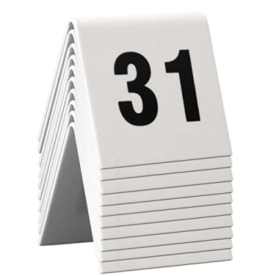 Image de Securit TN 31 40 Panneau de table Chiffres 4 x 5 cm