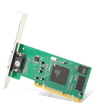 Image de Carte Graphique, vidéo Multi Affichage, Graphique VGA PCI 8 Mo 32 Bits Accessoires pour Ordinateur de Bureau, à Faible consommation et