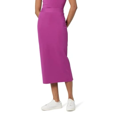 Image de The Drop Esmeralda Midi Skirt Jupe, Violet Sauvage, S