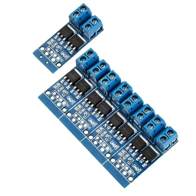 Image de 5 Pièces Module de Pilote, DC 5V 36V 15A (max.30A) 400 W Commutateur Déclenchement PWM, Carte Commande Commutateur,Modules Commutation MOSFET à