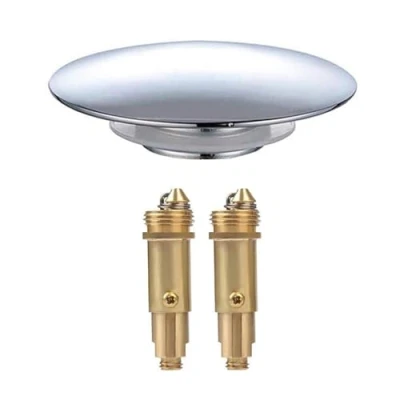 Image de JINXM Bouchon de Vidange en Laiton,Bouchon Canalisation d&#039;évier Salle Bains,Pop Click Clack pour Évier Vanité Bain Remplacement Boulons