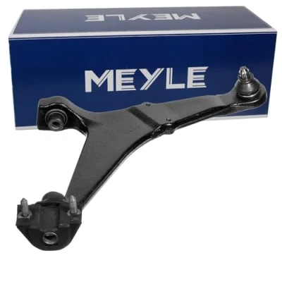 Image de MEYLE 11 16 050 6979 Bras de suspension ORIGINAL Quality avec support en caoutchouc inférieur, Essieu avant droit barre oscillant transversal Acier