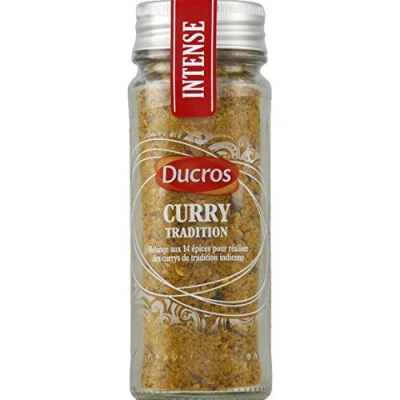 Image de Ducros Curry tradition le flacon de 53g (pour la quantité plus que 1 nous vous remboursons port supplémentaire)