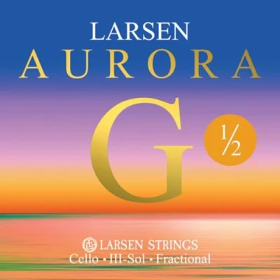 Image de LARSEN STRINGS Aurora cordes de violoncelle medium G 1/2