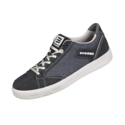 Image de Ergos Dallas 2 S1PS SR FO Chaussures De Sécurité Basket Type Sneakers Confortable Semelle en Composite Antiperforation Antidérapante Mixte Bleu 43