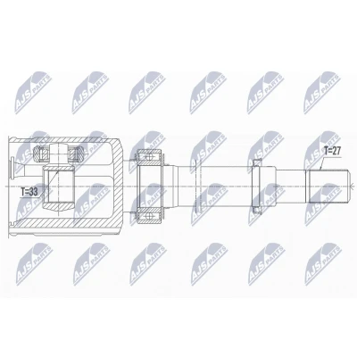 Image de Jeu de joints, arbre transmission NTY NPW NS 081