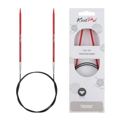 Image de KnitPro KP51141 Aiguilles Circulaires Fixes Bois Multicolore 120 cm x 3,50 mm