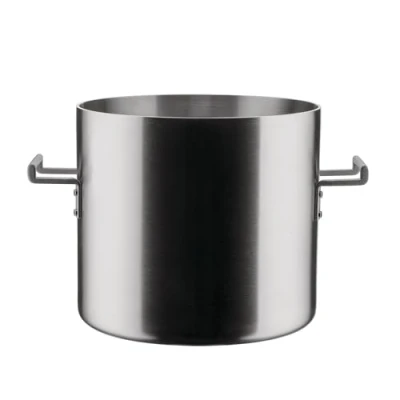 Image de Alessi Convivio DC100/24 ​​​​ Casserole Design Trilamina, Adaptée à L&#039;induction, en Acier Inoxydable et PVD avec Fond Agnétique, 24 cm, Finition Satinée