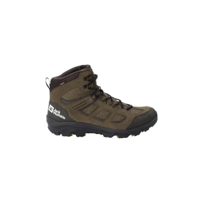 Image de Jack Wolfskin VOJO 3 Texapore MID Chaussures de marche, Homme, Taille: 45.5, Khaki/phantom Cuir et textile