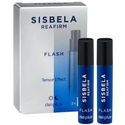Image de ampoules faciales Spray Flash Tensor Effect Sisbela Reafirm Boîte de 2 ml (4 ml) Tous types peaux. Deliplus