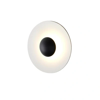 Image de MARSET Ginger 32C Applique murale LED Ø32cm brun/blanc
