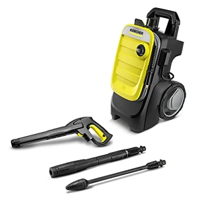 Image de Kärcher Nettoyeur Haute Pression K 7 Compact, : max. 180 bar, Débit 600 l/h, Superficie 60 m²/h, Filtre à Eau, Poids 16 kg, Flexible et Pistolet Pression, Rotabuse, Lance