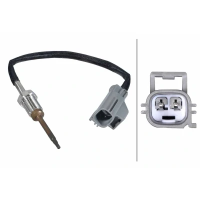 Image de HELLA Palpeur, température des gaz FORD: Transit Custom V362 Van, Mk6 Camion plate forme/Châssis, Mk7 Van 6PT 358 226 511