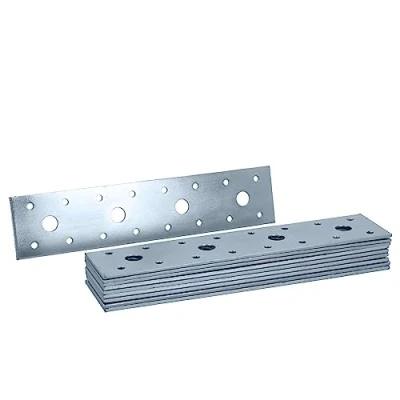 Image de HELPMATE 12 panneau perforé plats 40x180 mm — Plaque perforée bois électro galvanisé &amp; passivé bleu Equerre metal avec une excellente protection contre la corrosion, stable durable