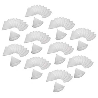 Image de vhbw 100x Filtres coniques pour ventilation, VMC par ex. compatible avec Helios, Maico, Pluggit, Zehnder Filtre d&#039;évacuation G4, DN 125, blanc
